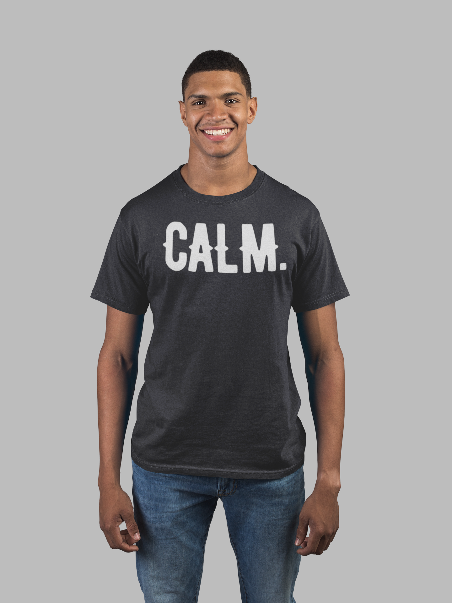 BLACK CALM Short-sleeve unisex t-shirt